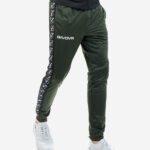 Pantaloni lungi Givova Tricot Band, Verde Militar - imagine 2