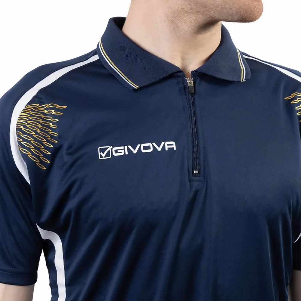 Set tenis Givova Easy, Bleumarin / Alb - imagine 3