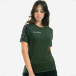 Tricou bumbac unisex Givova Cotton Band, Verde Militar - imagine 2