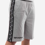 Pantaloni scurti Givova Terry Band, Gri - imagine 3