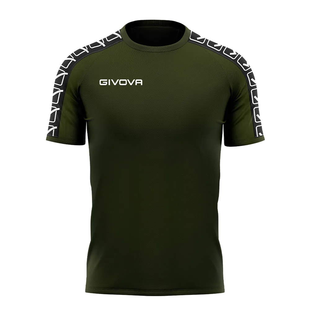Tricou Givova Poly Band, Verde Militar - imagine 1