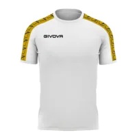 Tricou Givova Poly Band, Alb / Auriu