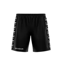 Pantaloni scurti sport Givova Poly Band, Negru