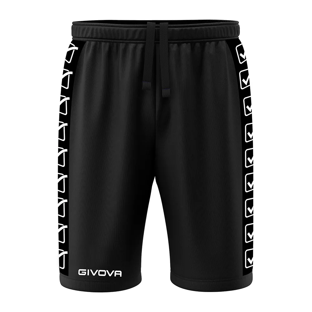 Pantaloni scurti Givova Terry Band, Negru - imagine 1
