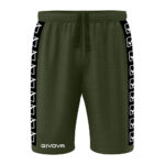 Pantaloni scurti Givova Terry Band, Verde Militar