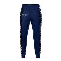 Pantaloni lungi Givova Felpa Band, Bleumarin