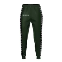 Pantaloni lungi Givova Tricot Band, Verde Militar