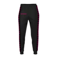 Pantaloni lungi Givova Tricot Band, Negru / Fuxia