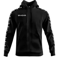 Hanorac Givova Felpa Full-zip Band, Negru