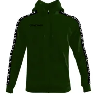 Hanorac Givova Felpa Full-zip Band, Verde Militar