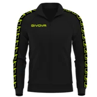 Bluza trening Givova Tricot Band, Negru / Galben Fluo