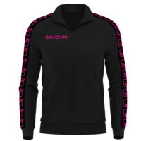 Bluza trening Givova Tricot Band, Negru / Fuxia
