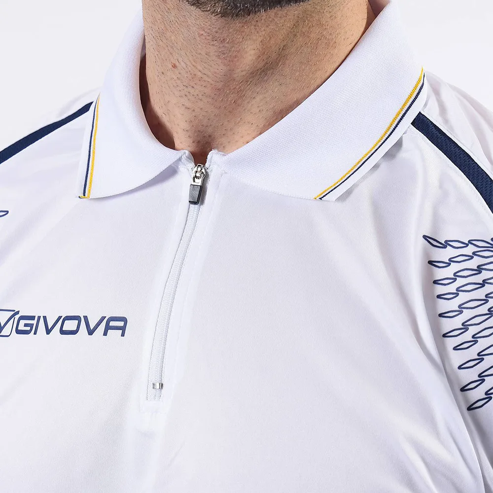 Set tenis Givova Easy, Alb / Bleumarin - imagine 3