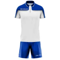 Set tenis Givova Fast, Alb / Albastru Royal