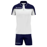 Set tenis Givova Fast, Alb / Bleumarin