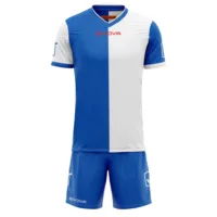 Set echipament sport Givova Combo, Albastru Royal / Alb