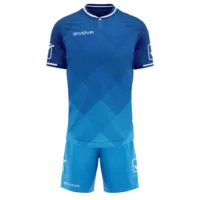 Set echipament sport Givova Shade, Albastru Royal / Albastru Sky