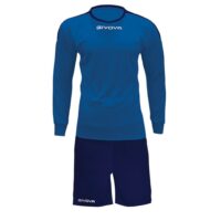 Kit echipament sportiv Givova Revolution, Albastru Royal / Bleumarin (ML)