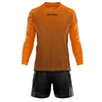 Set echipament portar fotbal Givova Manchester, Portocaliu / Negru