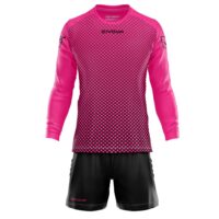 Set echipament portar fotbal Givova Manchester, Fuxia / Negru