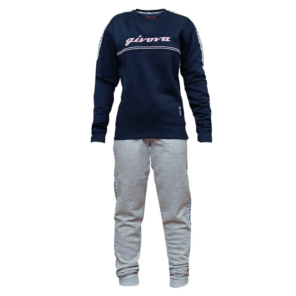 Trening dama Givova Donna 100, Bleumarin / Gri - imagine 1