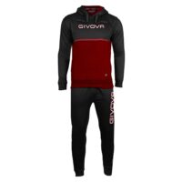 Trening barbati Givova ITALIA 106, Negru / Visiniu