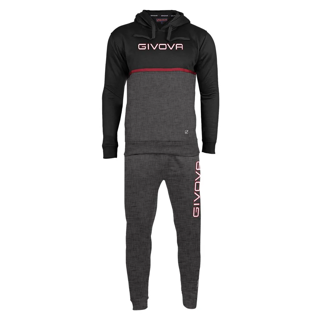 Trening barbati Givova ITALIA 106, Negru / Gri inchis - imagine 1