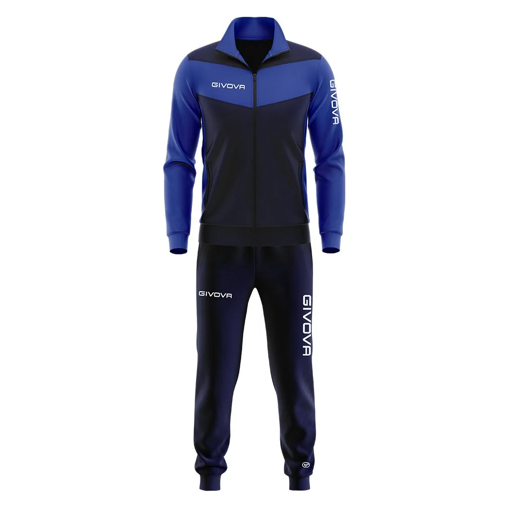 Trening unisex Givova Visa Luxury, Albastru Royal / Bleumarin - imagine 1