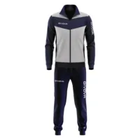 Trening unisex Givova Visa Luxury, Gri / Bleumarin