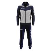 Trening unisex Givova Visa Luxury, Gri / Bleumarin