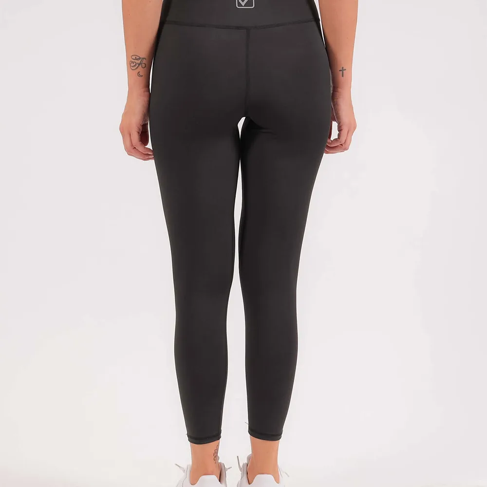 Colanti lungi fitness dama Givova Basic, Negru - imagine 2
