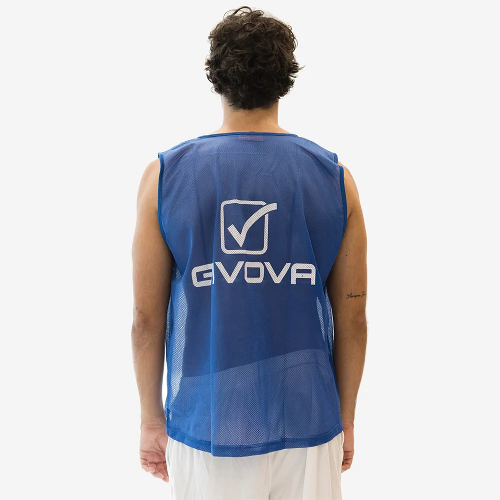 Vesta antrenament Givova New Allenamento, Albastru Royal - imagine 2
