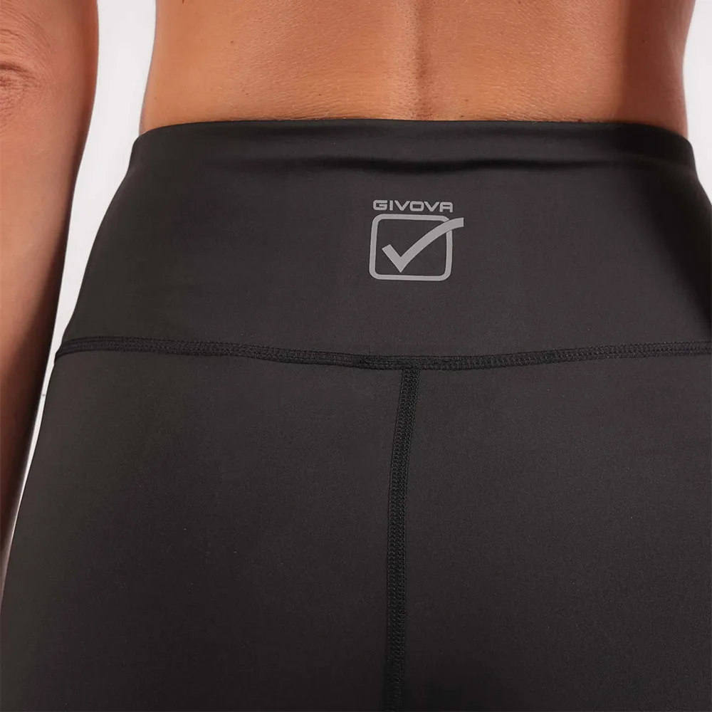Colanti lungi fitness dama Givova Basic, Negru - imagine 4