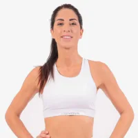 Bustiera fitness Givova Eco, Alb