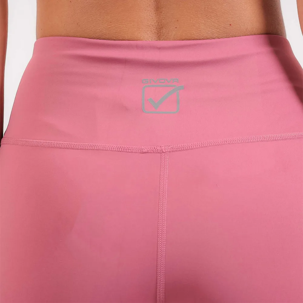 Colanti lungi fitness dama Givova Basic, Roz - imagine 5