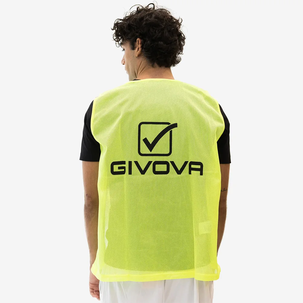 Vesta antrenament Givova New Allenamento, Galben - imagine 2