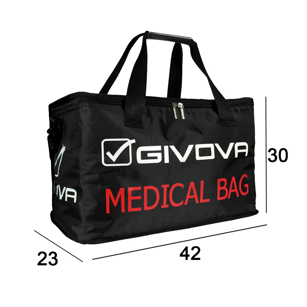 Geanta medicala Givova, Negru / Alb - imagine 2
