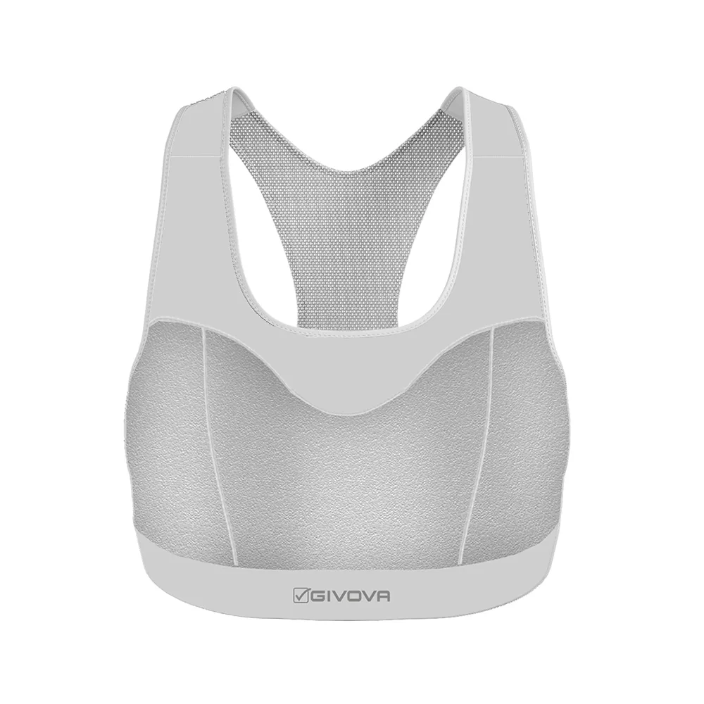 Bustiera fitness Givova Eco, Alb - imagine 5