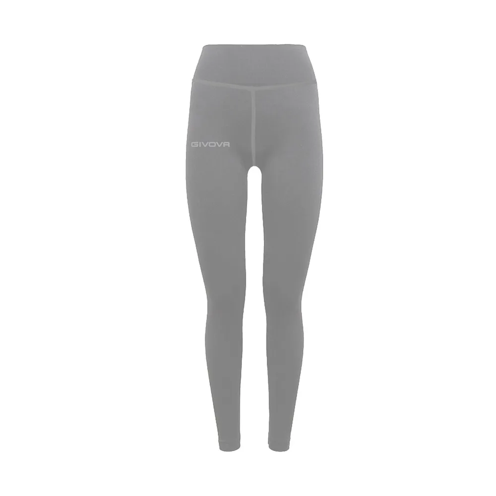 Colanti lungi fitness dama Givova Basic, Gri inchis - imagine 6