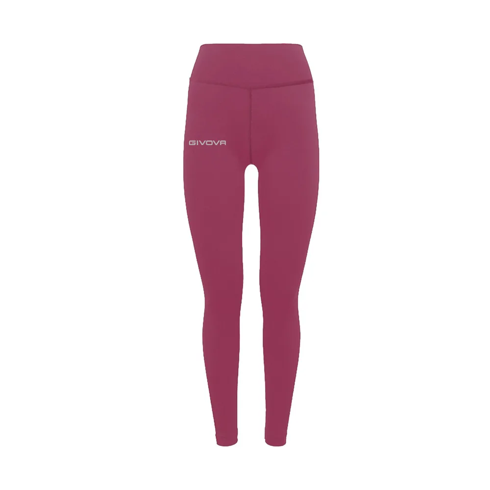 Colanti lungi fitness dama Givova Basic, Roz - imagine 6