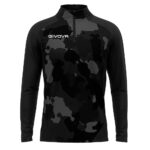 Bluza antrenament Givova Army, Negru / Gri - imagine 5