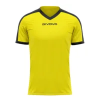 Lichidare lot - Tricou sport Givova Revolution, Galben / Negru
